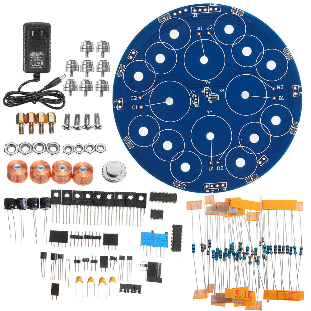 1Set 300g Intelligent Magnetic Levitation DIY Kits Suspension Magnetic Electronic Module Kit with US Plug Adapt