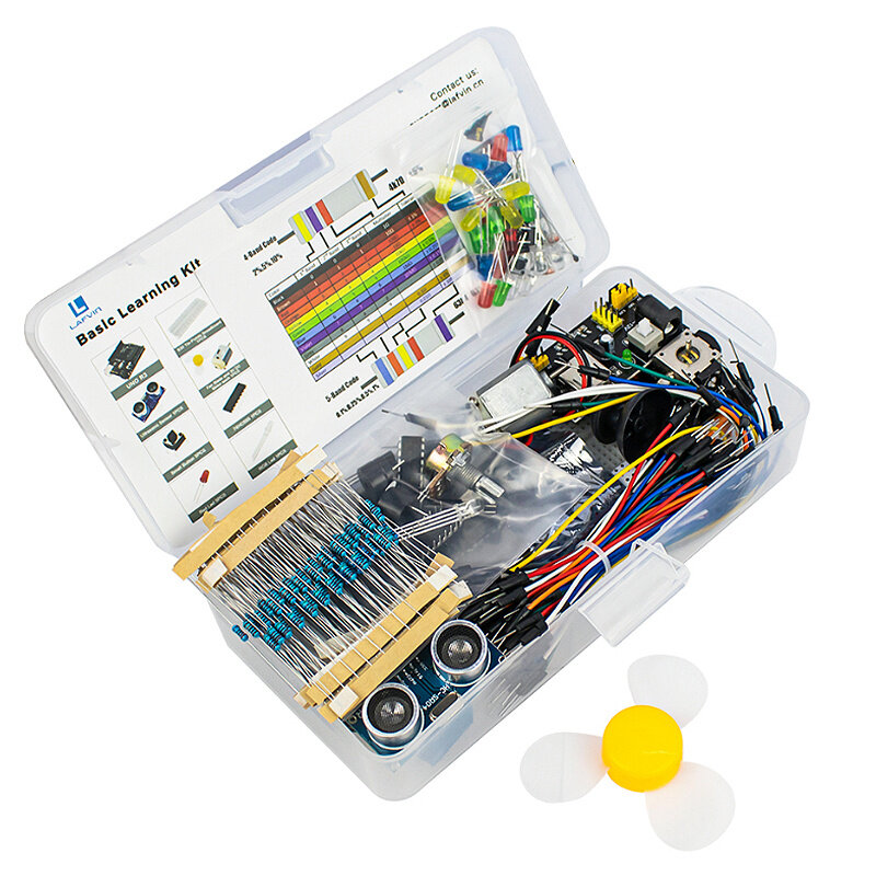 UNOR3 Development Board 830-hole Breadboard Improved Learning Starter Kit or DIY Robot Programming