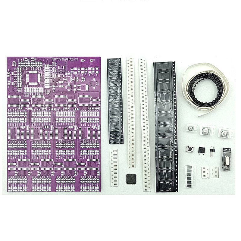 DC 9V SMT Soldering Test Kit Electronic Practice Set