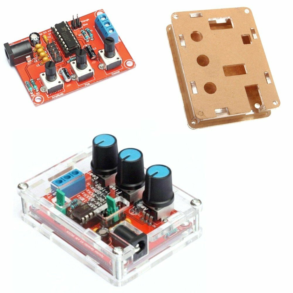 Geekcreit XR2206 Function Signal Generator DIY Kit Sine Triangle Square Output 1HZ-1MHZ