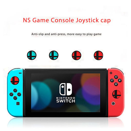 Immagine di Anti-slip Silicone Rocker Button Cap Joystick Cover Caps for Nintendo Switch NS Game Console