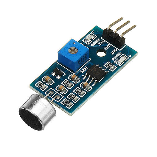 Picture of Voice Detection Sensor Module Sound Recognition Module High Sensitivity Sensor Microphone Module DC