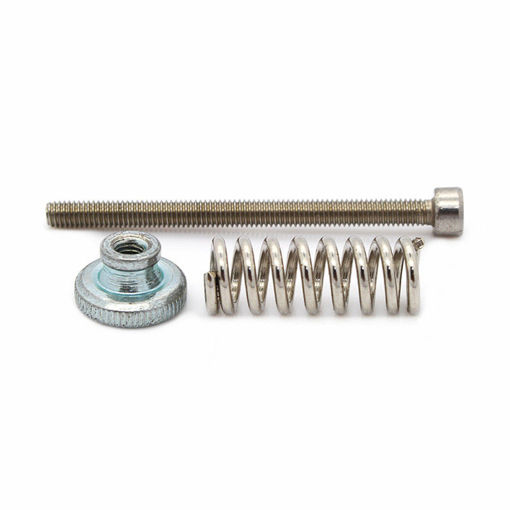 Immagine di Leveling Components M3*40 Stainless Steel Screw with Spring & Leveling Knob For 3D Printer