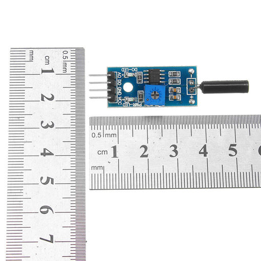Immagine di SW-18010P 3V to 5V Open Type Vibration Sensor Switch Module Alarm Trigger For Arduino