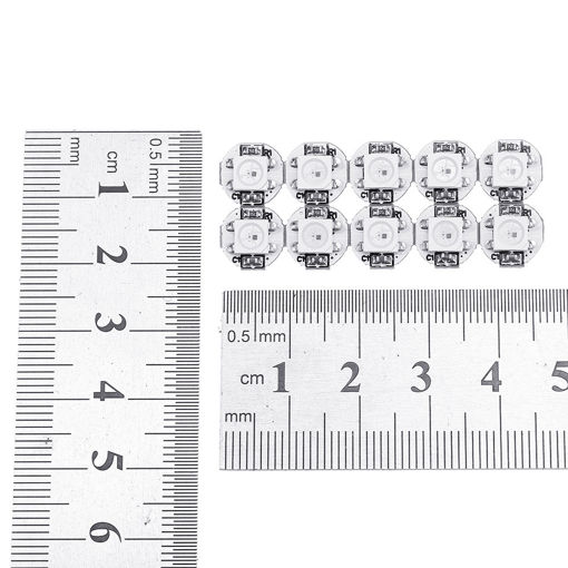Picture of 10Pcs Geekcreit DC 5V 3MM x 10MM WS2812B SMD LED Board Built-in IC-WS2812