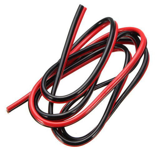 Picture of 1 Meter Hot Bed Special Welding Wire Red And Black For 3D Printer Accessories