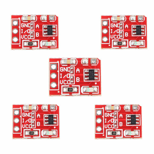 Picture of 5Pcs 2.5-5.5V TTP223 Capacitive Touch Switch Button Self Lock Module For Arduino