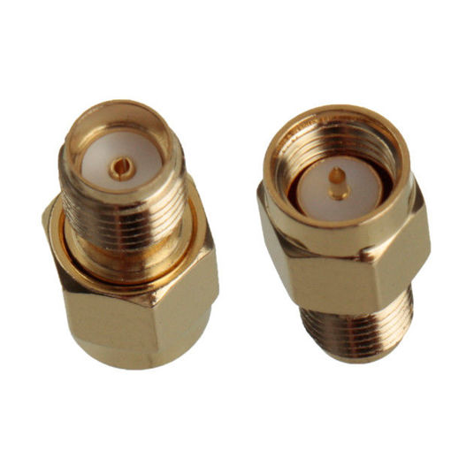 Immagine di 1Pc Adapter SMA Male Plug to SMA Female Jack RF Connector Straight Gold Plating
