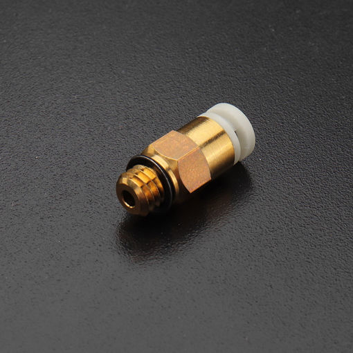 Picture of Creality 3D M6 Thread Nozzle Brass Pneumatic Connector Quick Joint For 3D Printer Remote Extruder