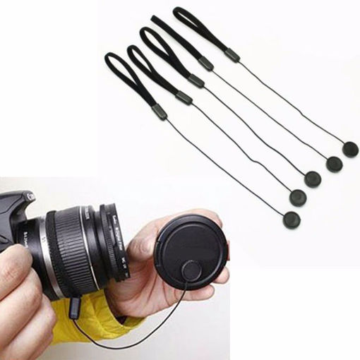Immagine di 5Pcs Lens Cover Keeper Holder Rope for Sony for Nikon for Canon Camera
