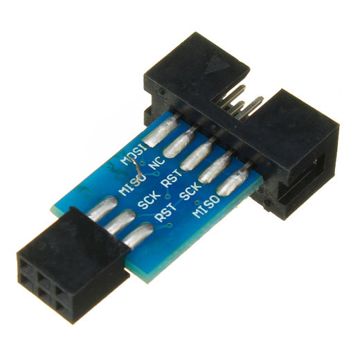 Immagine di 3pcs 10 Pin To 6 Pin Adapter Board Connector For Arduino ISP Interface Converter AVR AVRISP USBASP STK500 Standard