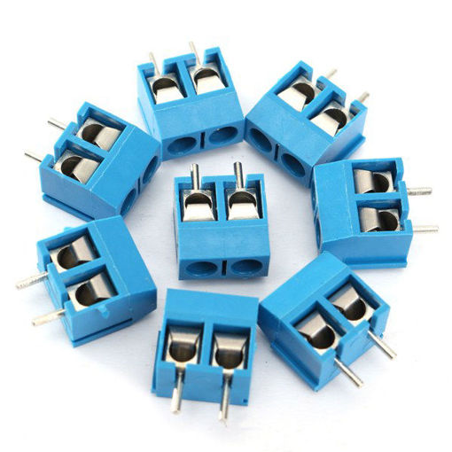 Picture of 20pcs 2 Pin Plug-In Screw Terminal Block Connector 5.08mm Pitch