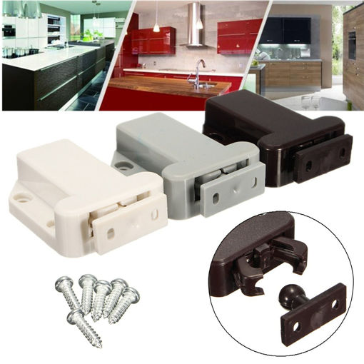 Immagine di Push To Open Beetles Lock Drawer Cabinet Latch Catch Touch Release Kitchen Cupboard