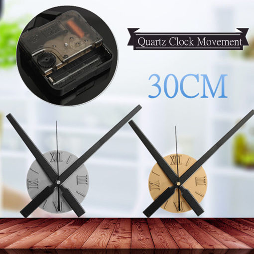 Immagine di 30cm Long Spindle Quartz Clock Movement Mechanism Replacement Repair Tools DIY
