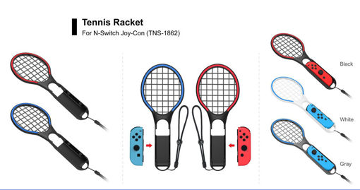 Immagine di DOBE TNS-1862 Tennis Racket for Nintend Switch NS for Joy-con Game Controller Gamepad