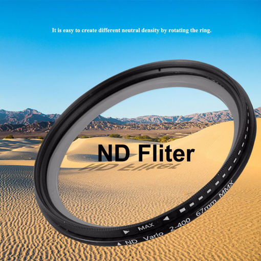 Picture of ND2 to ND400 52mm 55mm 58mm 62mm 67mm 77mm Lens Filter For Canon Nikon
