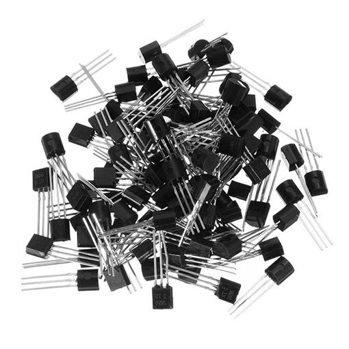 Immagine di 100pcs S8050 TO-92 NPN Power Transistor Triode Transistor Electronic Component Pack 25V 0.5A