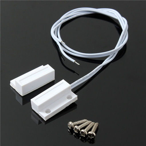 Picture of Recessed Door Window Contacts Magnetic Reed Security Alarm Switch