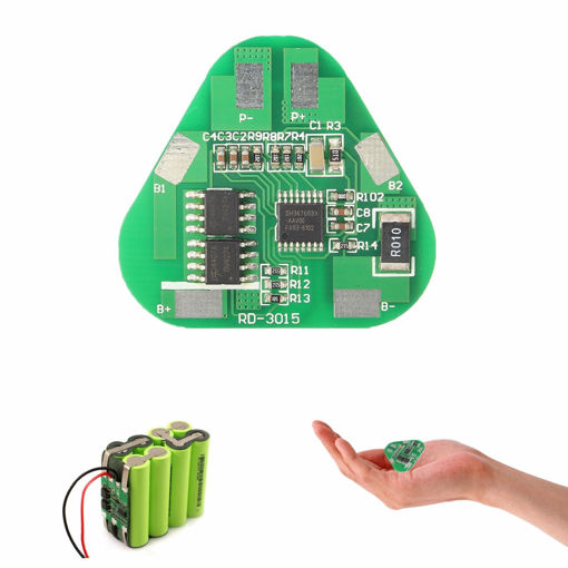 Immagine di 4A 3S Li-ion Lithium Battery Protection Circuit Board Three Cell PCB