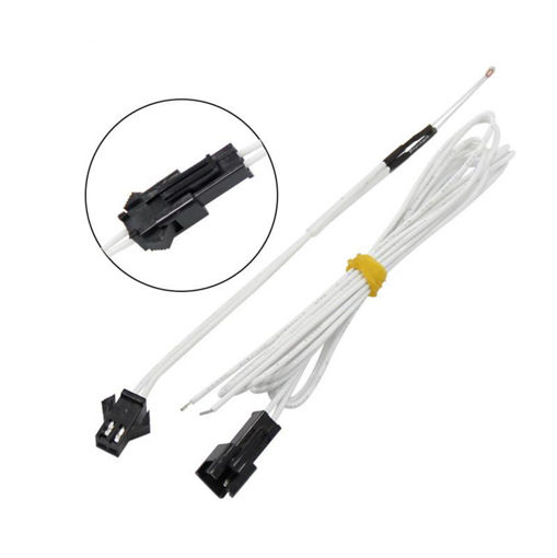 Immagine di High Temperature Resistance NTC100K Thermistor For 3D Printer With Pluggable Plug