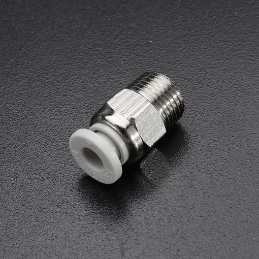 Picture of Creality 3D Silver 1/8 Teeth Thread Nozzle Quick Direct Pneumatic Connector For 3D Printer