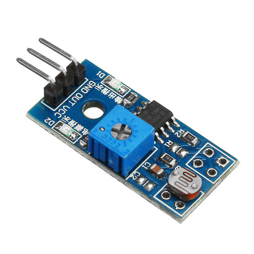 Immagine di 3pcs 5V/3.3V 3 Pin Photosensitive Sensor Module Light Sensing Resistor Module