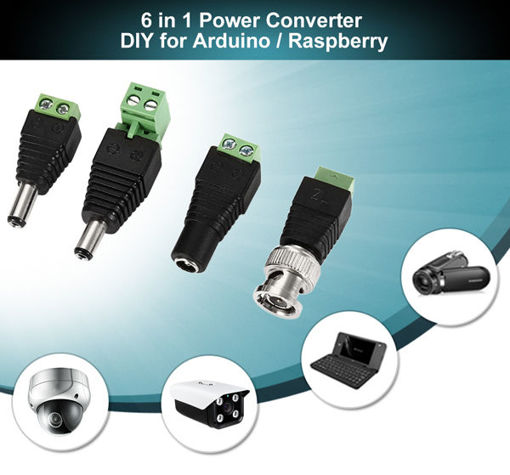 Immagine di Multipurpose 6 in 1 Power Converter for Security Camera Arduino Raspberry