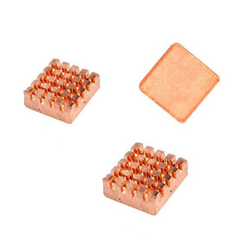 Picture of Raspberry Pi 2/3 Copper Heat Sink Heat Sink With Special Thermal Cooling Paste
