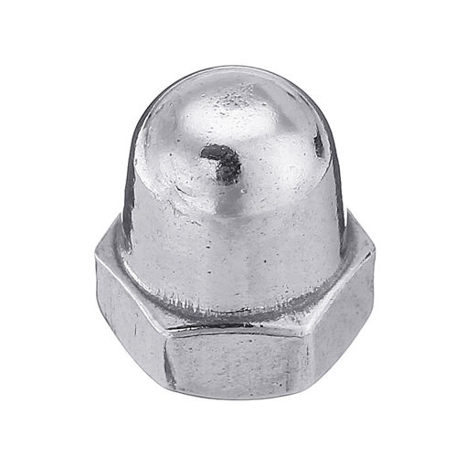 Immagine di 5pcs M5 Metric DIN1587 Stainless Steel Acorn Nut Hexagon Dome Cap Nut Round Head Cover Nut