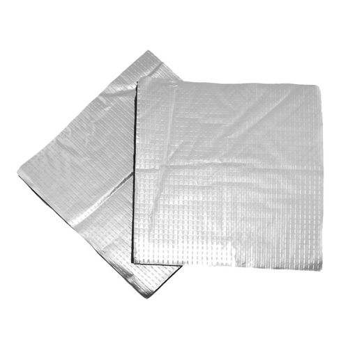 Immagine di 220*220*10mm Black Foil Self-adhesive Heat Insulation Cotton with Black Glue For 3D Printer Heated Bed