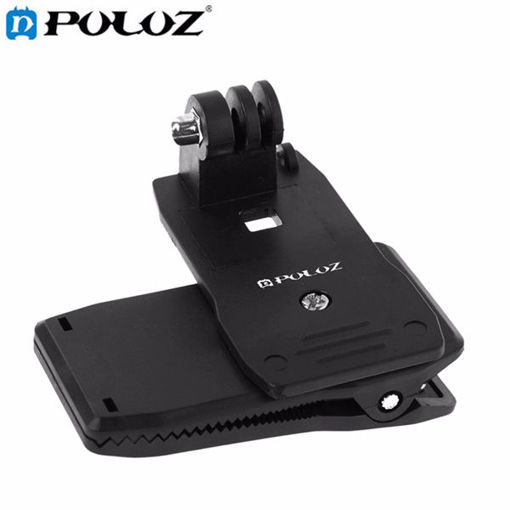 Picture of PULUZ 360 Degree Backpack Quick Release Hat Clip Fast Clamp Mount for Gopro SJCAM Xiaomi Yi