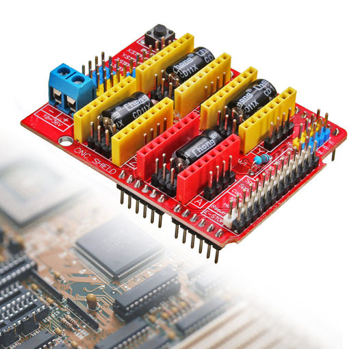 Immagine di CNC Shield Expansion Board A4988 Driver For Arduino