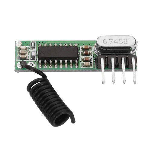 Immagine di 3pcs DC3~5V AK-119 433.92MHZ 4 Pin Superheterodyne Receiver Board Without Decoding -105dBm