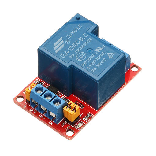 Picture of BESTEP 1 Channel 12V Relay Module 30A With Optocoupler Isolation Support High And Low Level Trigger