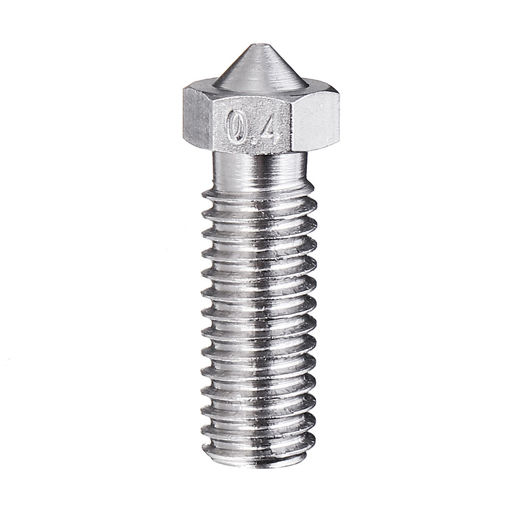 Immagine di 3pcs 0.4mm Stainless Steel Lengthen Volcano Nozzle for 1.75mm Filament 3D Printer