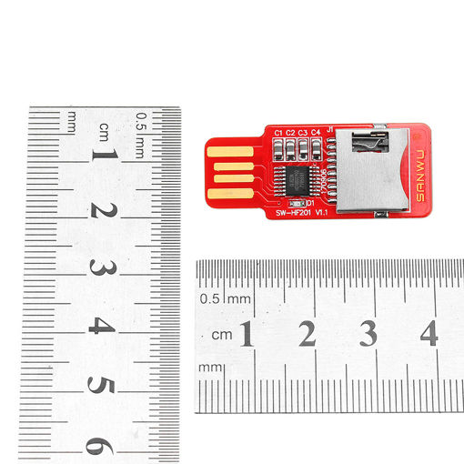 Immagine di SANWU HF201 Readable And Writeable TF Card Reader Micro SD Card / Mobile Phone Memory Card Module