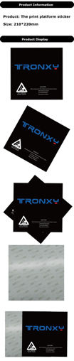 Immagine di TRONXY 210*200mm Scrub Surface Heated Bed Sticker For 3D Printer