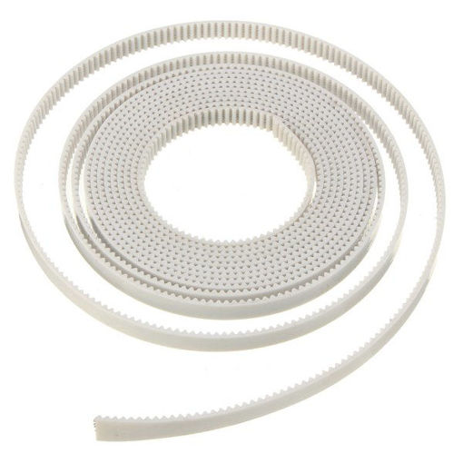 Picture of 2M GT2 2GT Width 6mm White Open Timing Belt For 3D Printer