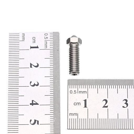 Picture of 3pcs 0.2mm Stainless Steel Lengthen Volcano Nozzle for 1.75mm Filament 3D Printer