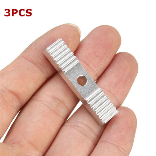 Picture of 3PCS 2GT Timing Belt Aluminum Fixed Piece Stator For Synchronous 3D Printer