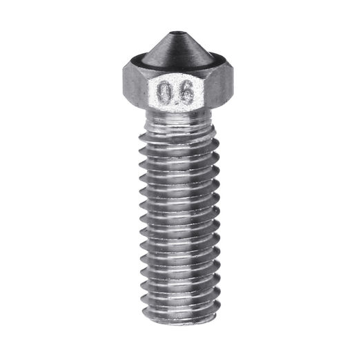 Picture of 3pcs 0.6mm Stainless Steel Lengthen Volcano Nozzle for 1.75mm Filament 3D Printer