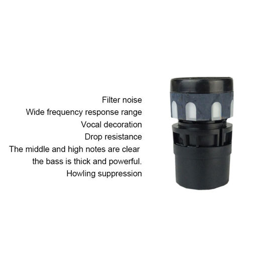 Picture of 1Pcs Replacement Microphone Cartridge Dynamic Wireless Capsule Supercardioid Mic 50-18KHz