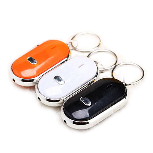 Immagine di 3pcs Whistle Key Finder Keychain Sound LED With Whistle Claps