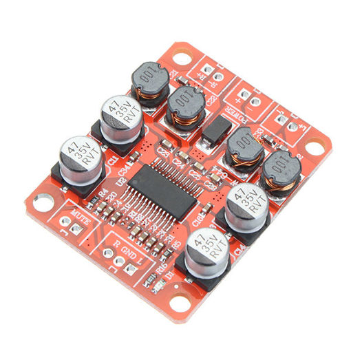 Picture of TPA3110 DC 12V 24V 2x15W Dual Channel Stereo Digital Power Amplifier Board For 4/6/8/10 Ohm Speaker