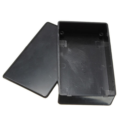 Immagine di 3Pcs Black Plastic Electronic Box Instrument Case 100x60x25mm Junction Case