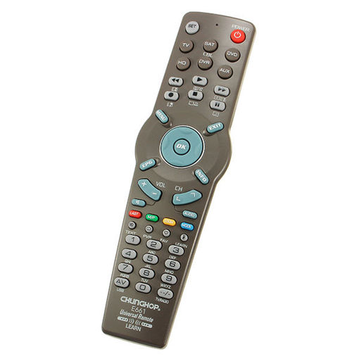 Picture of CHUNGHOP E661 6in1 Universal Learning Remote Control For TV CBL DVD AUX SAT AUD