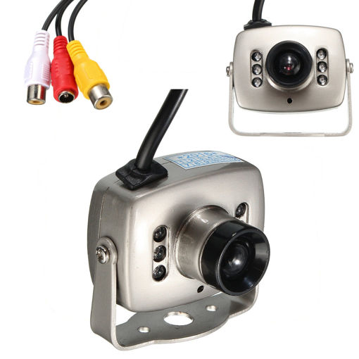 Picture of 6 LED Mini Wired Infrared CMOS CCTV Camera Security  Color Night Vision