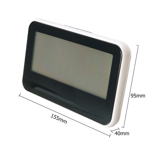 Immagine di LCD Display Digital Alarm Clock Sound Controlled With Thermometer Backlight Snooze