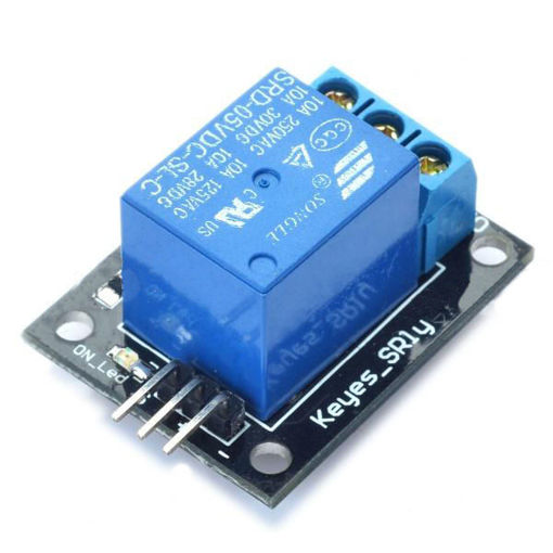 Immagine di 10Pcs 5V Relay Module 5-12V TTL Signal 1 Channel High Level Expansion Board For Arduino