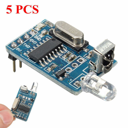 Picture of 5PCS DIY 5V Wireless IR Infrared Remote Decoder Encoding Transmitter Receiver Module